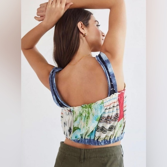 NWT Anthropologie Crafted Cropped Tank Size S - Picture 3 of 11